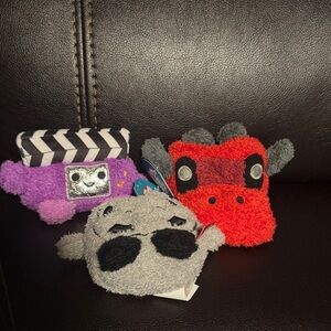 Bum Bumz Movie Bumz Plush 2 NEW W/ Tags 1 New without Tag Connie Colin Francesca